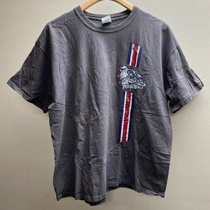 Men's Charcoal Grey Gonzaga Bulldogs short sleeve t-shirt